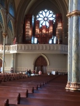 The pipe organ at St. John's