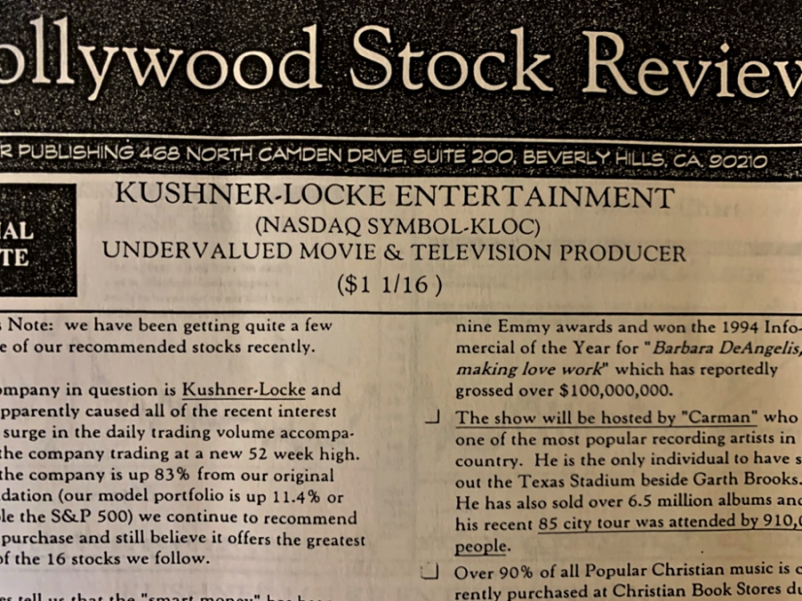 Hollywood Stock Review